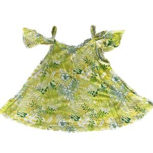 Brand:Copper Key. Ruffle shoulder tank top girls size 4T